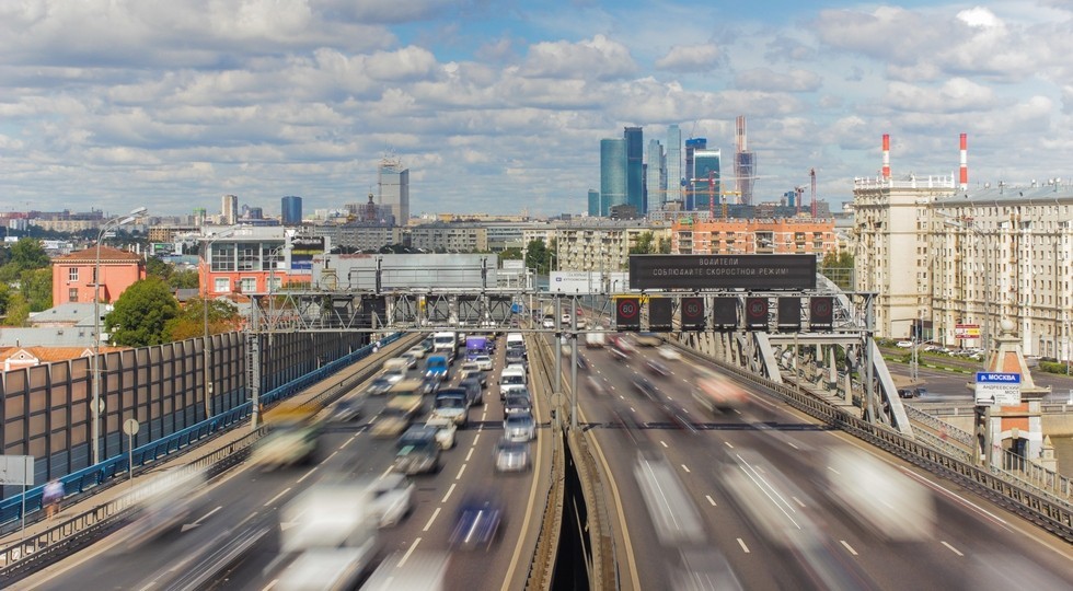 Moscow highway third ring