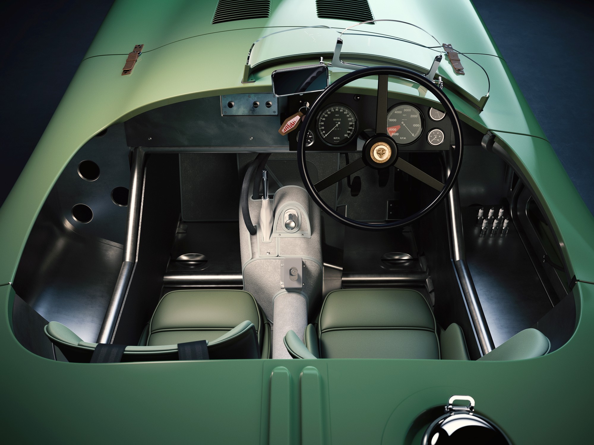 Карбюраторный чемпион: Jaguar возродит выпуск модели C-Type 70-летней давности