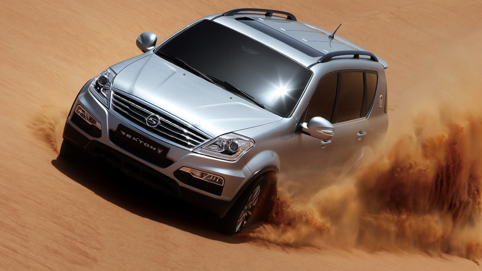 На фото: SsangYong Rexton W 