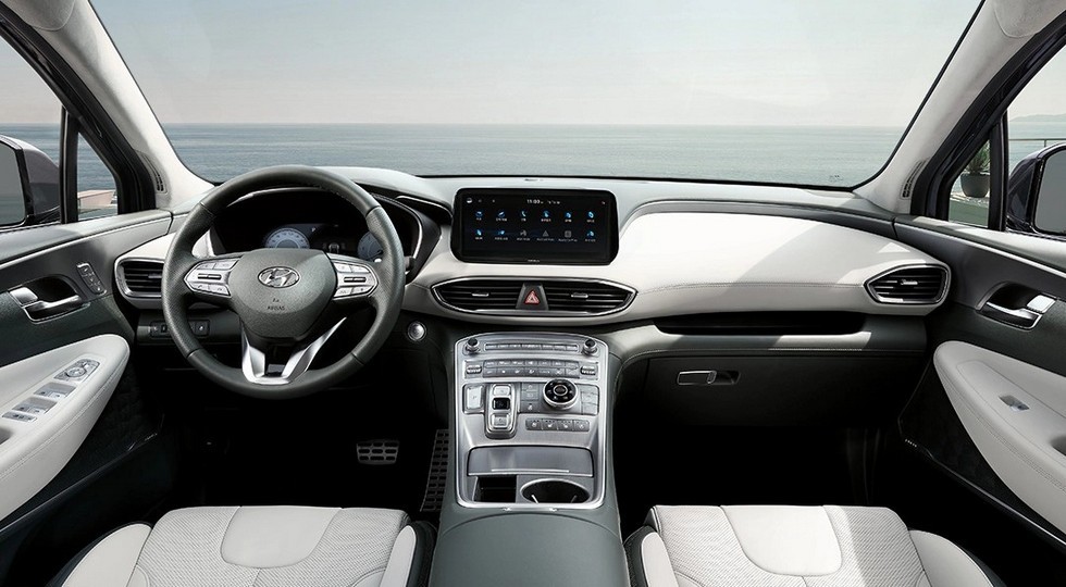 Салон обновленного Hyundai Santa Fe