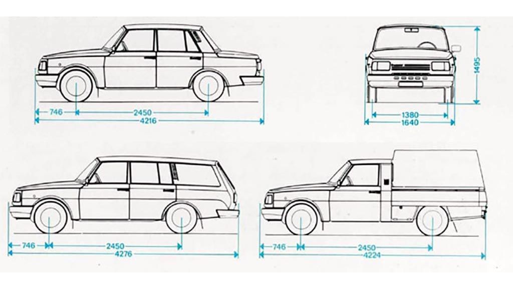 Передняя колея. Колесная база ВАЗ 2105. ВАЗ 2105 чертеж. Wartburg 311 чертеж. ВАЗ 2104 чертеж.