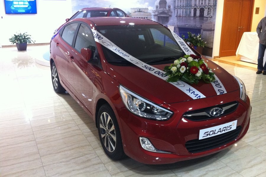 Завод Hyundai выпустил полмиллиона автомобилей