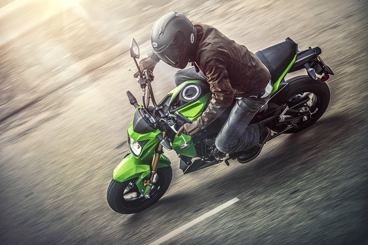 На фото: Kawasaki Z125 Pro