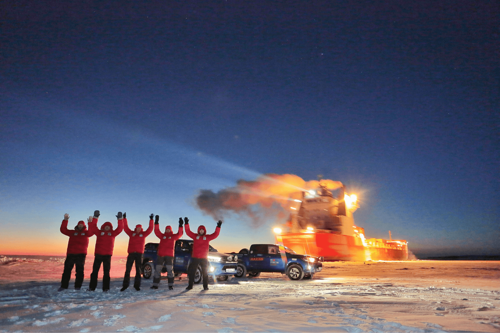 Экспедиция в Арктику команды Экспедиционного центра РГО Экспо на шинах MAXXIS