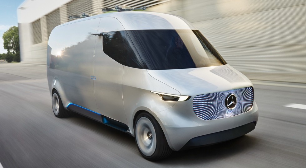 На фото: концепт Mercedes-Benz Vision Van