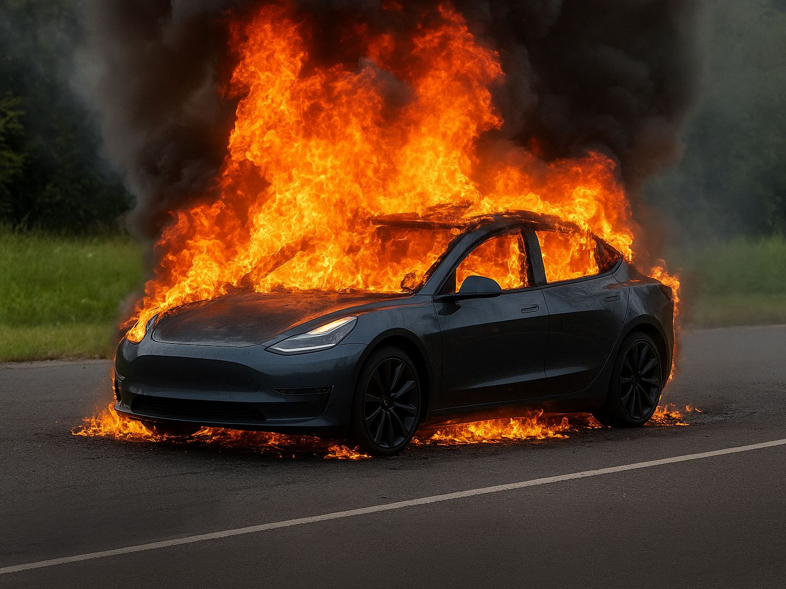 Нет ли дыма без огня: насколько на самом деле пожароопасны электромобили и гибриды