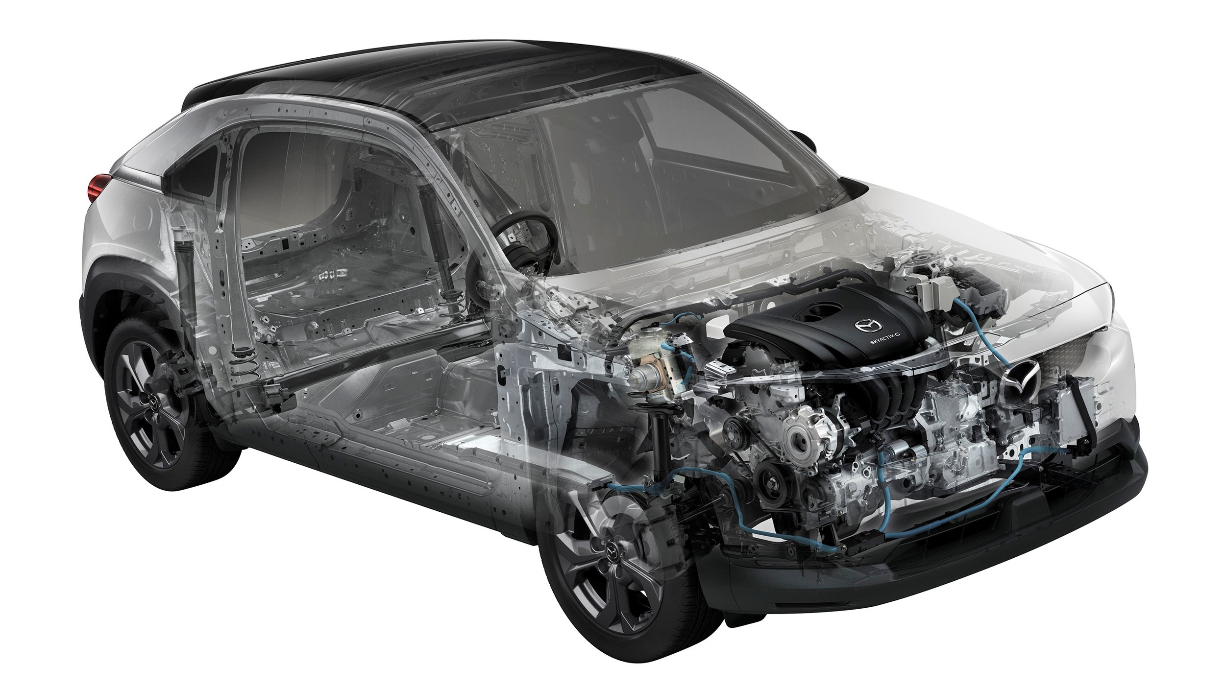 Кросс-купе Mazda MX-30: теперь с бензиновым мотором, а в 2022 году — с РПД!