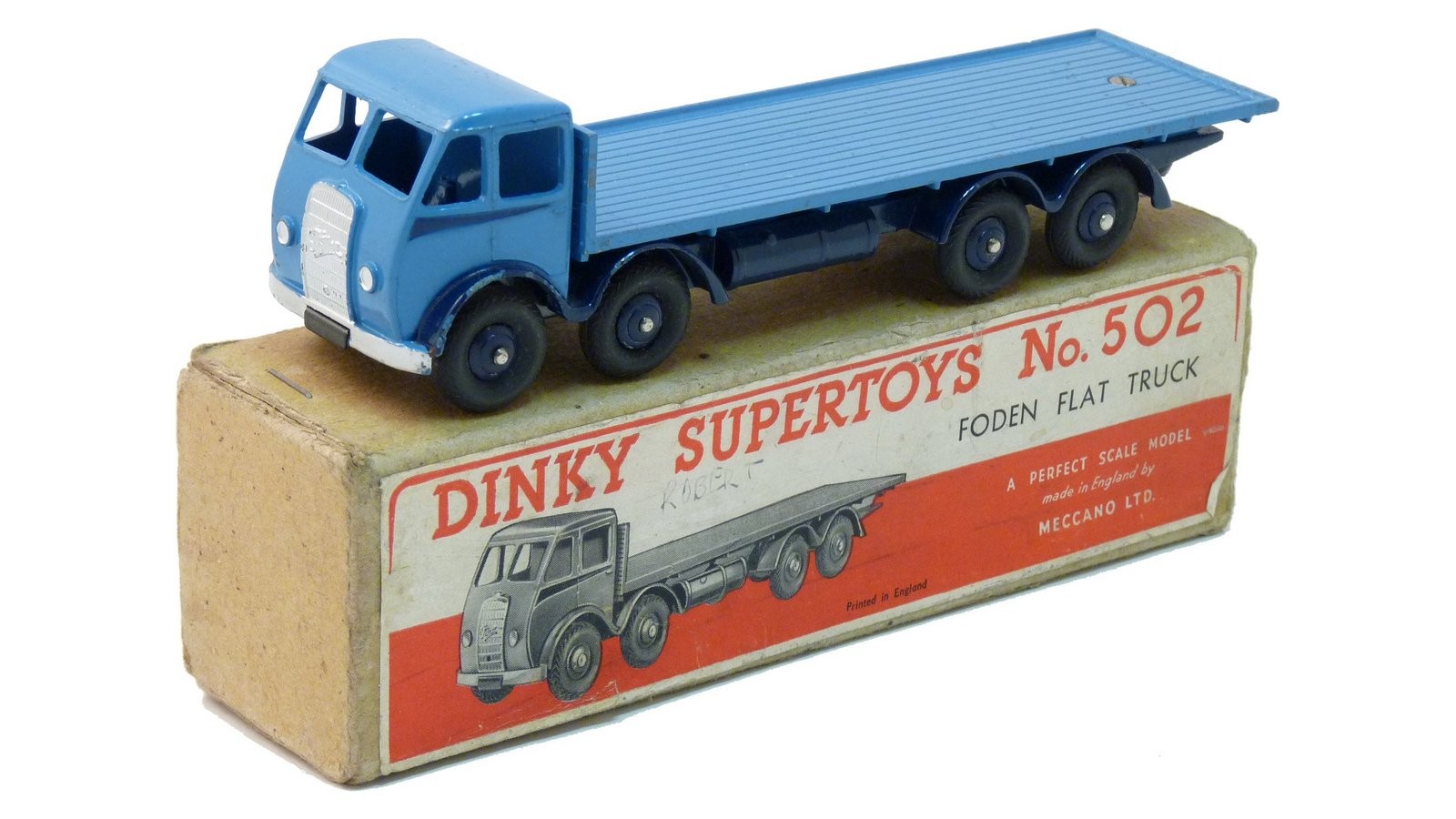 Foden Flat Truck / Dinky Toys (металл)