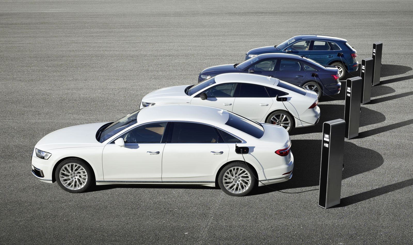 Audi Q5, A6, A7 und A8