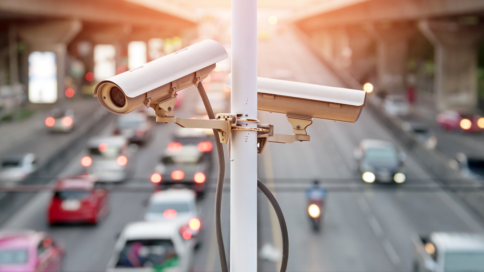 traffic security camera.