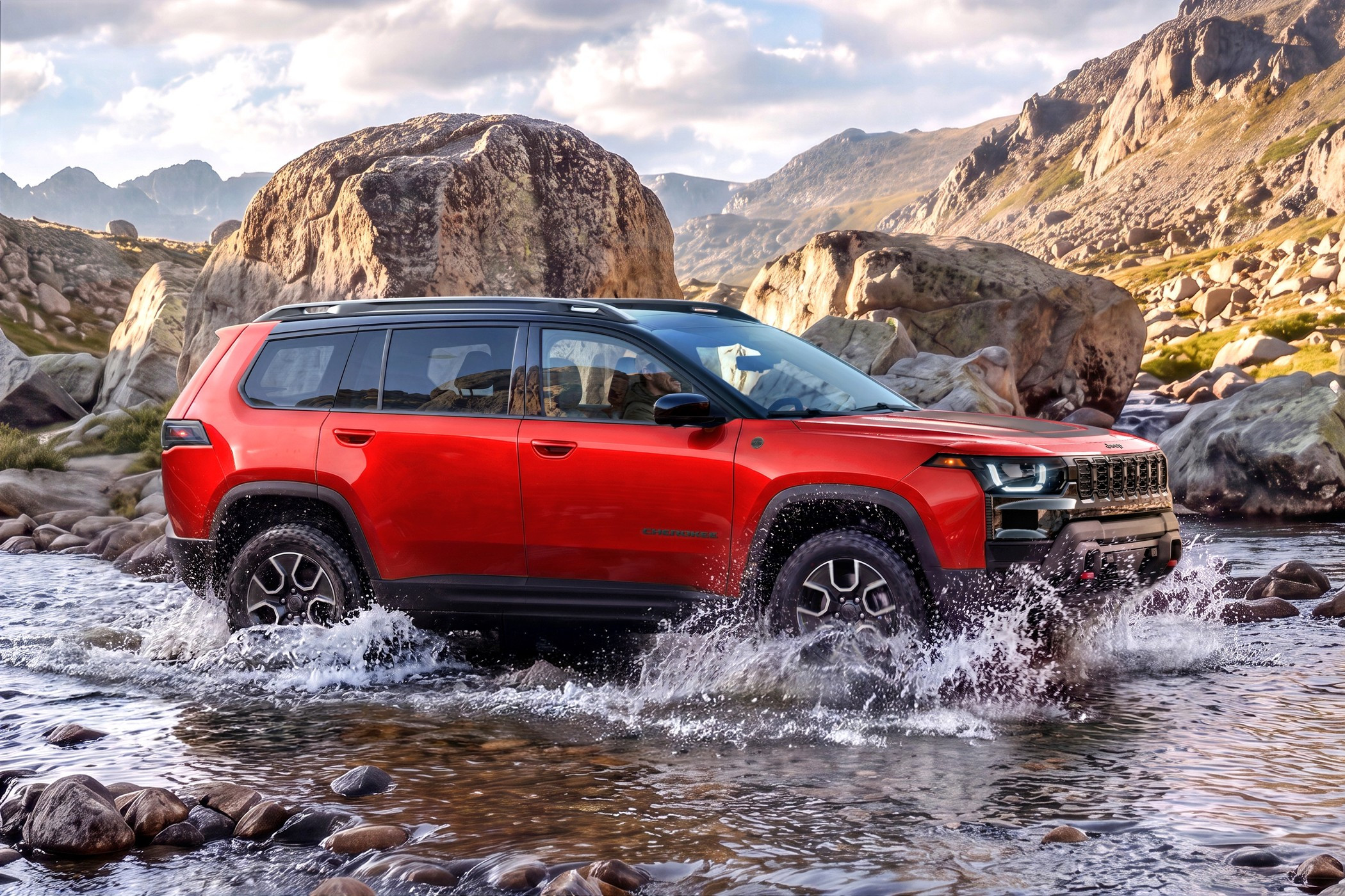 Новый Jeep Cherokee Trailhawk: полноценный внедорожник на базе гибридного кроссовера