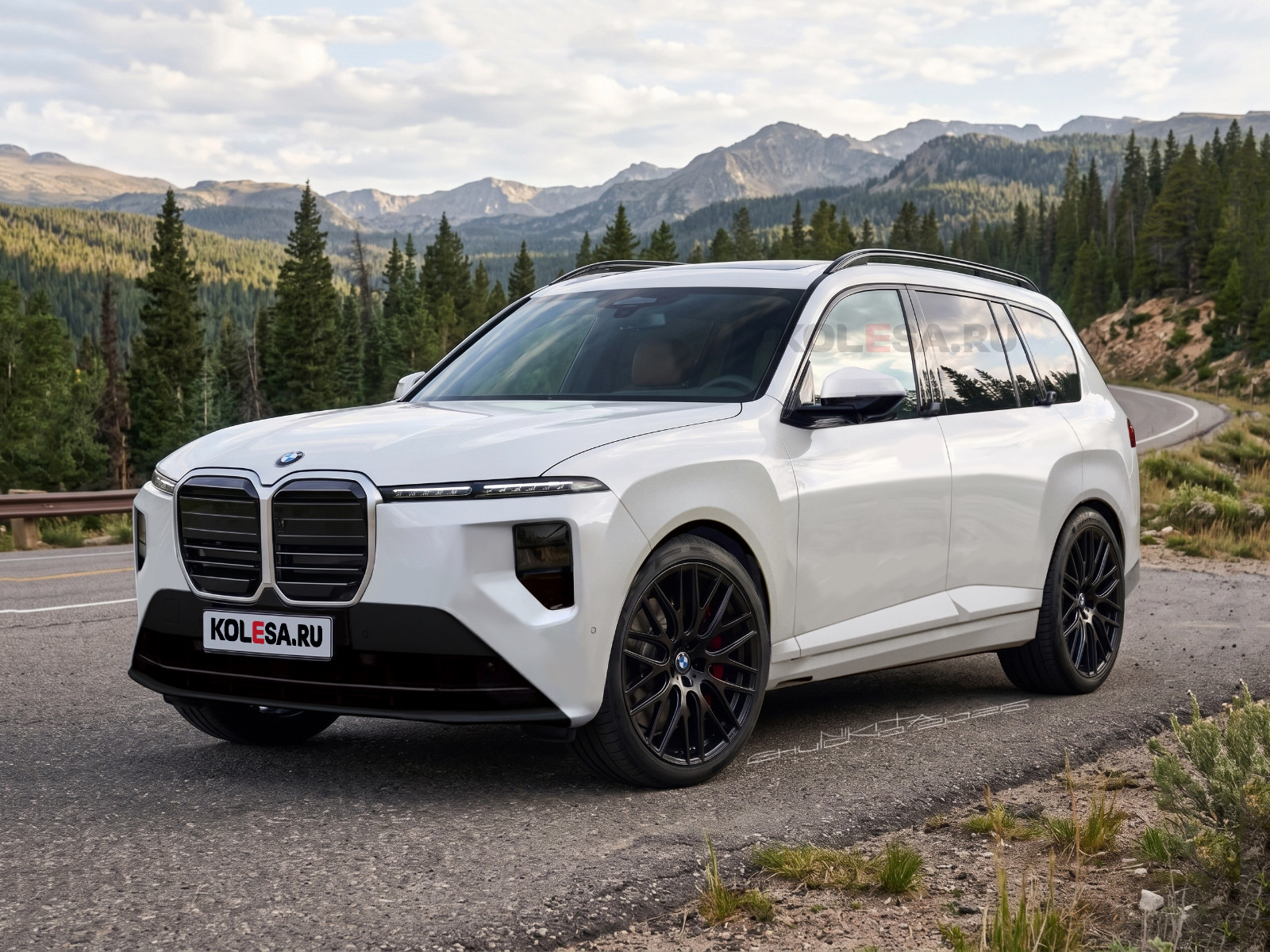 BMW X7 второго поколения: новые изображения