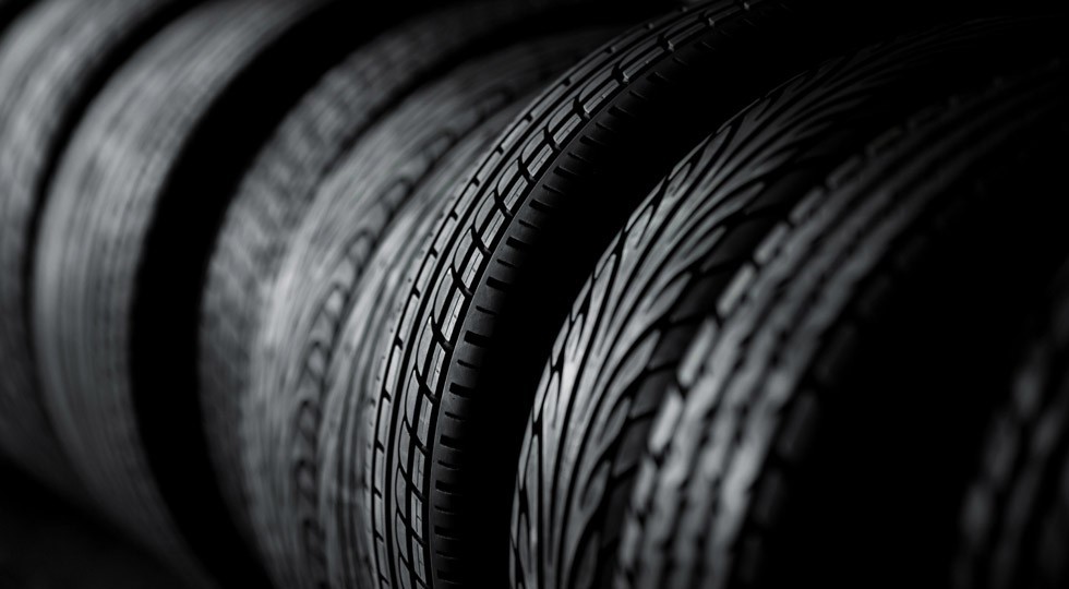 Tire stack background