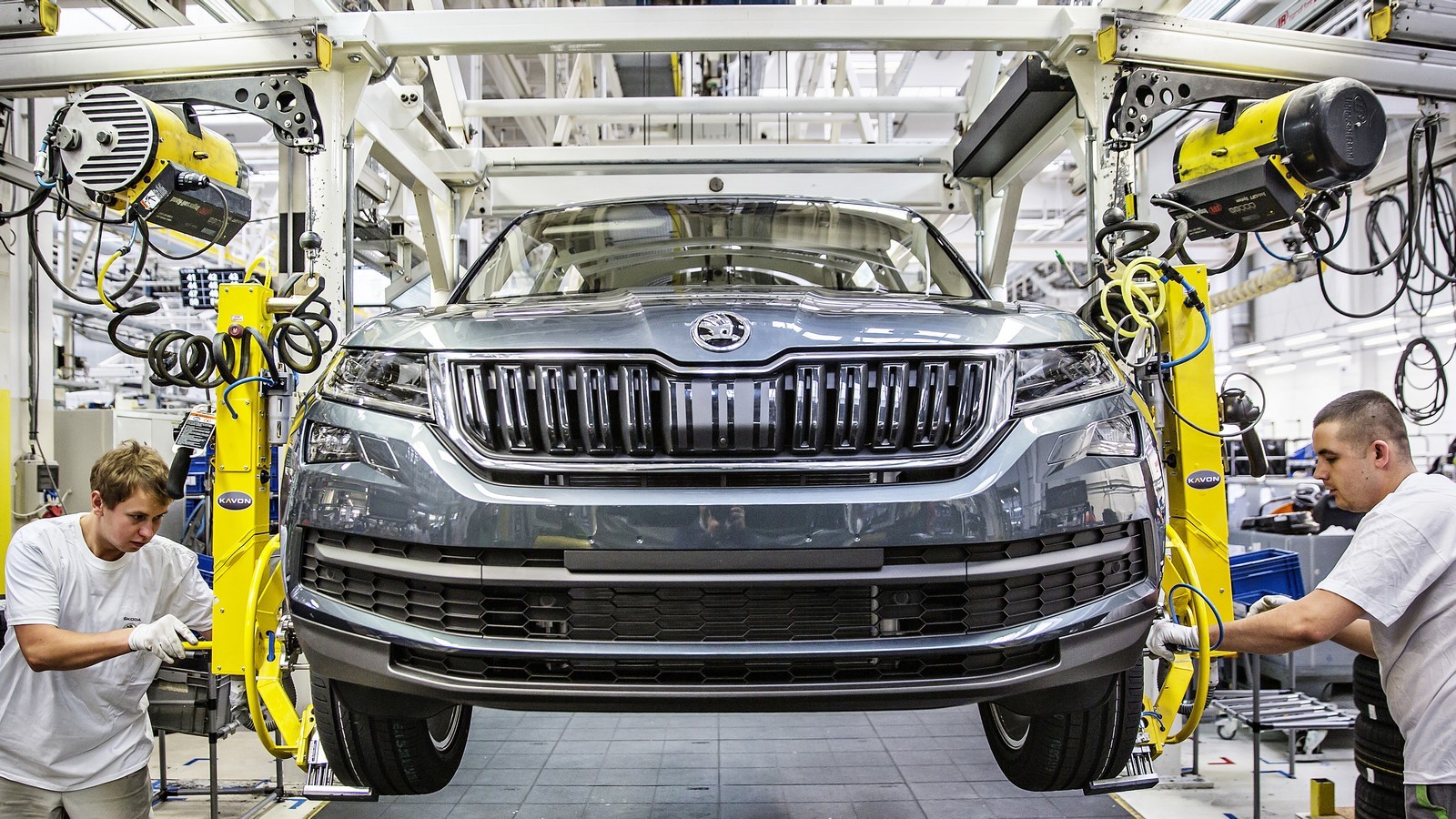 Výroba vozu Škoda Kodiaq