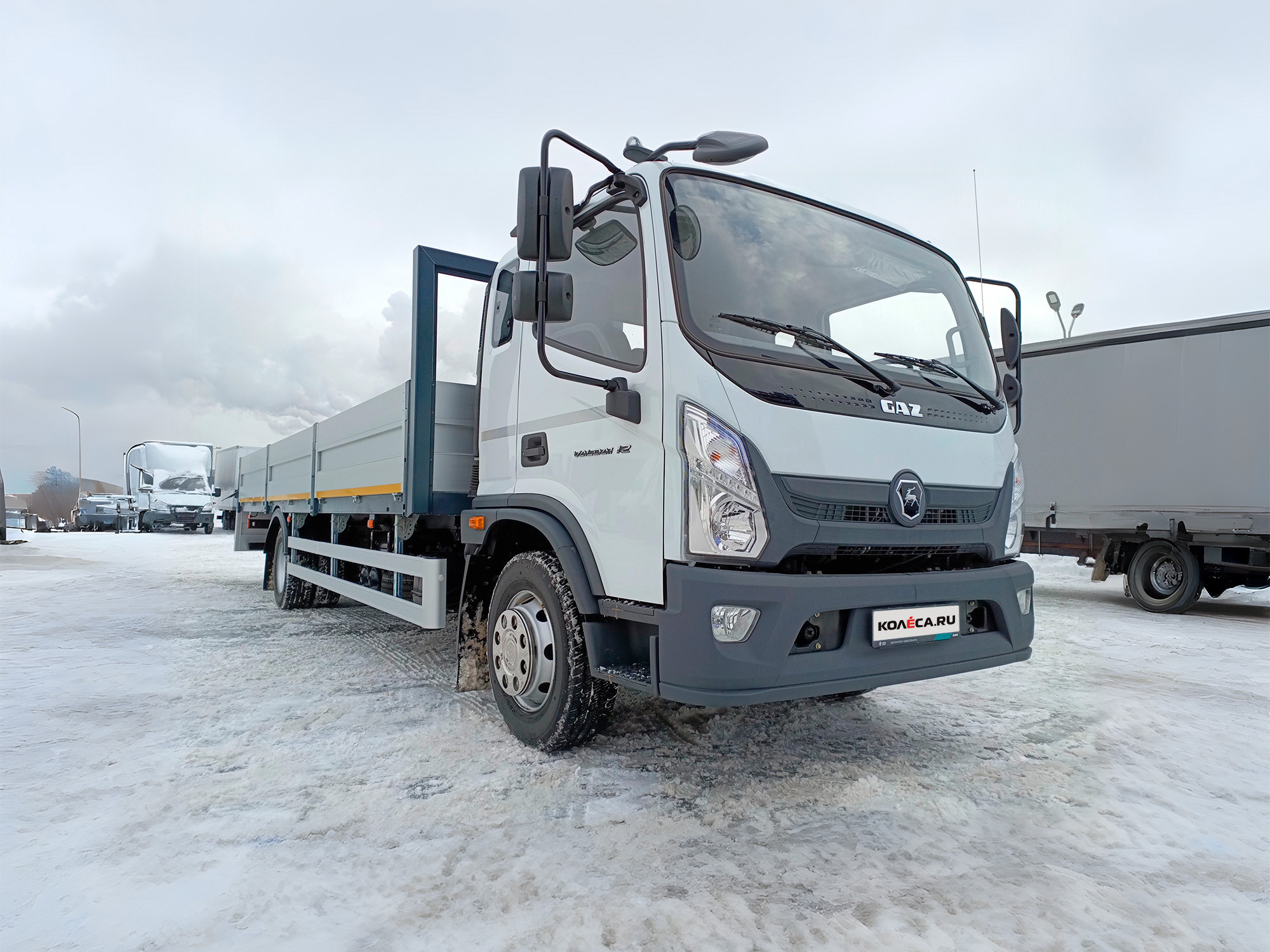 Пневмоподвеска, полезные мелочи и тотальная локализация: тест-драйв грузовика Валдай 12