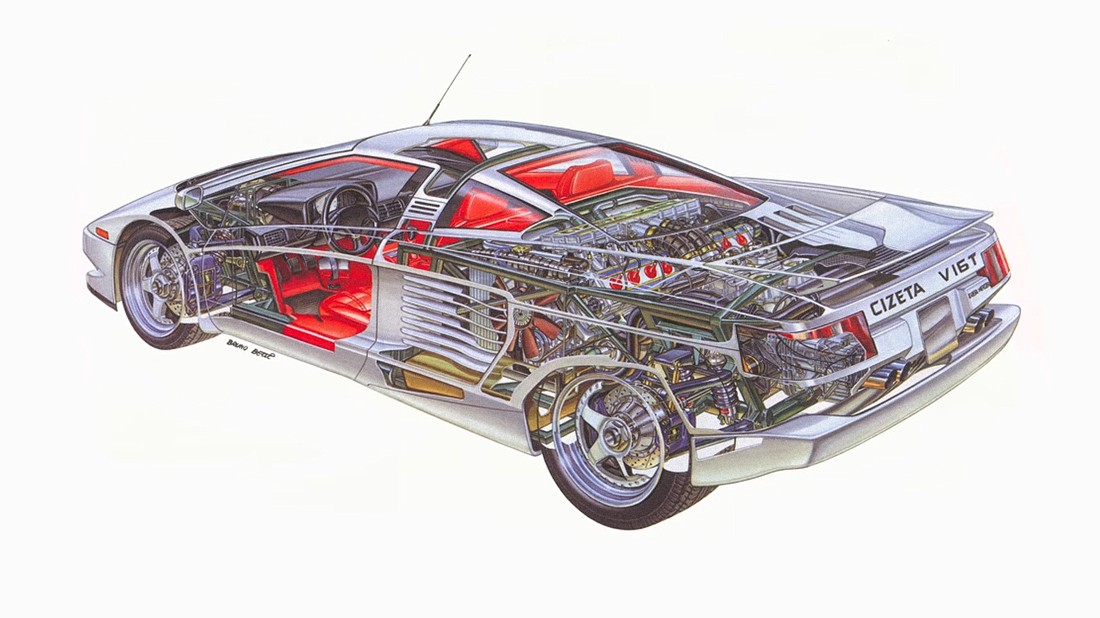 Забытые спорткары. Чизетта Мородер Забытые спорткары. Чизетта Мородер Cizeta, Lamborghini, самых, суперкар, вкладыши, машины, интересные, одним, двигателя, Moroder, принято, чтобы, решение, интереснее, избежать, разработки, собственного, коллектором, впускным, трансмиссией