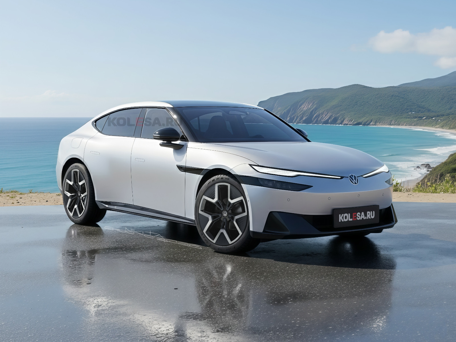 Новый седан Volkswagen на базе Xpeng: первые изображения