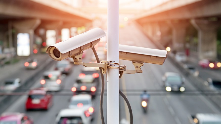 traffic security camera.