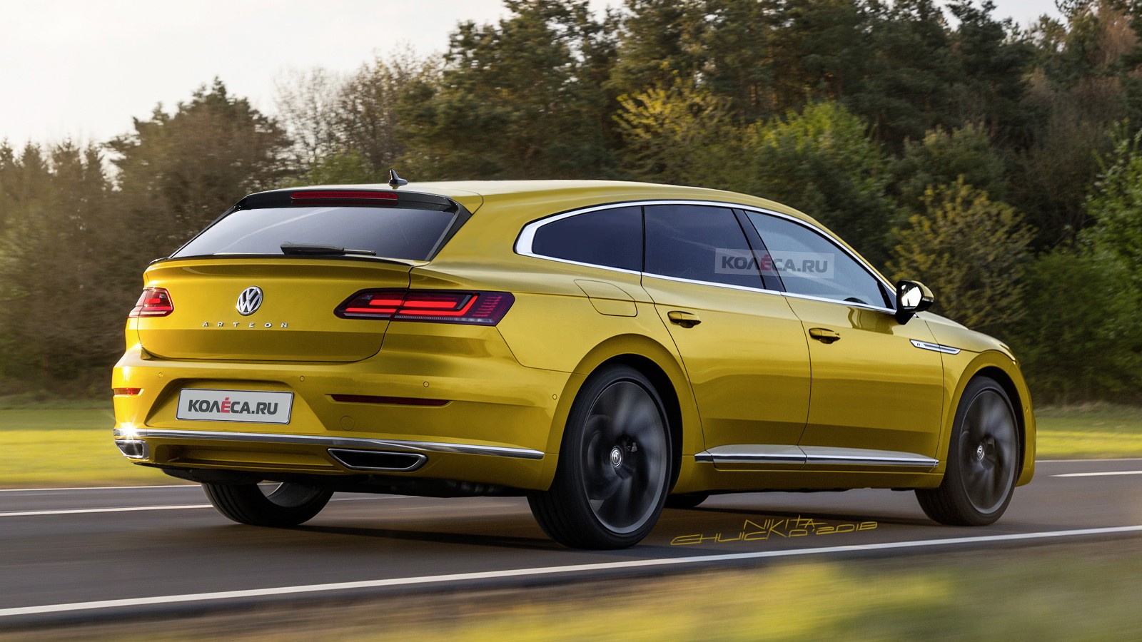 Volkswagen arteon shooting brake r line