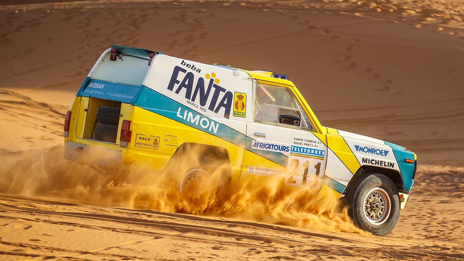 30 years on: Nissan’s iconic 1987 Paris-Dakar rally car rides