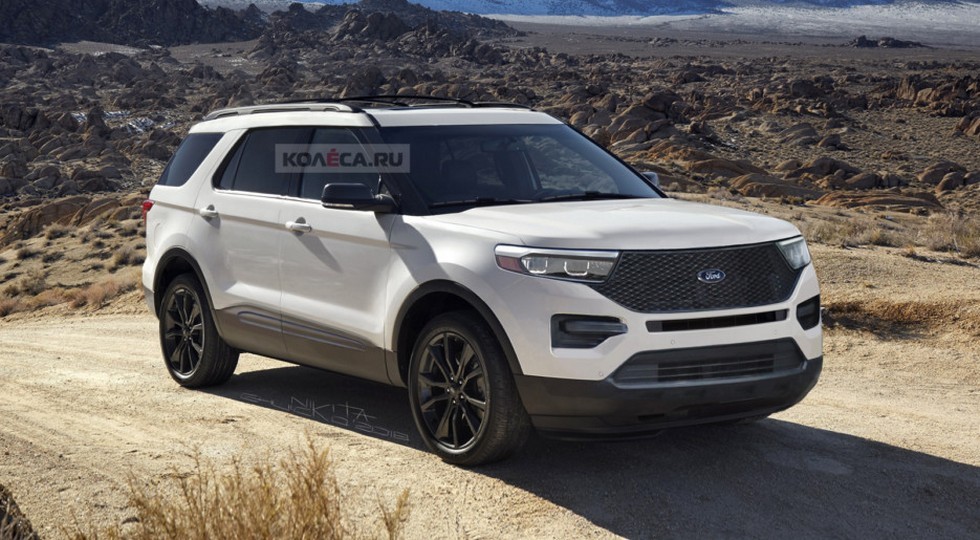 Так может выглядеть новый Ford Explorer по мнению дизайнера Kolesa.ru