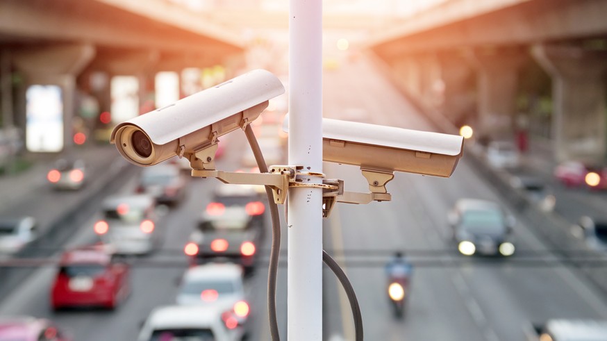 traffic security camera.