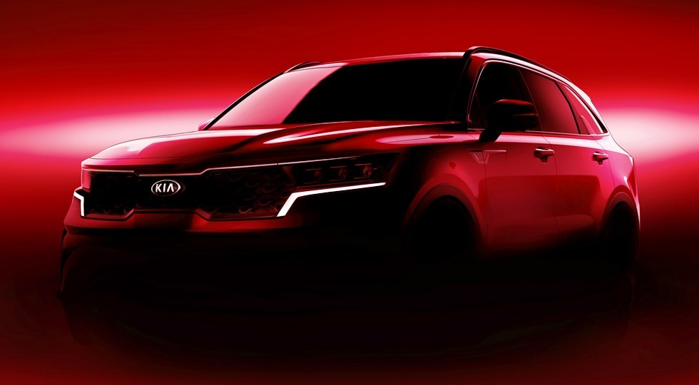Kia засветила новый Sorento: премьера в марте, подтвержден гибрид с турбомотором