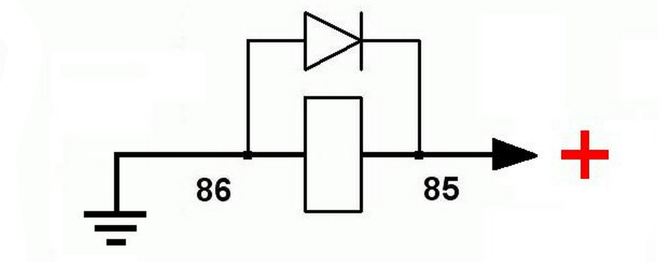 Диодное реле. Реле с диодом. Шунтирование обмотки реле диодом схема. Защитный диод на реле. Диод в цепи катушки реле.