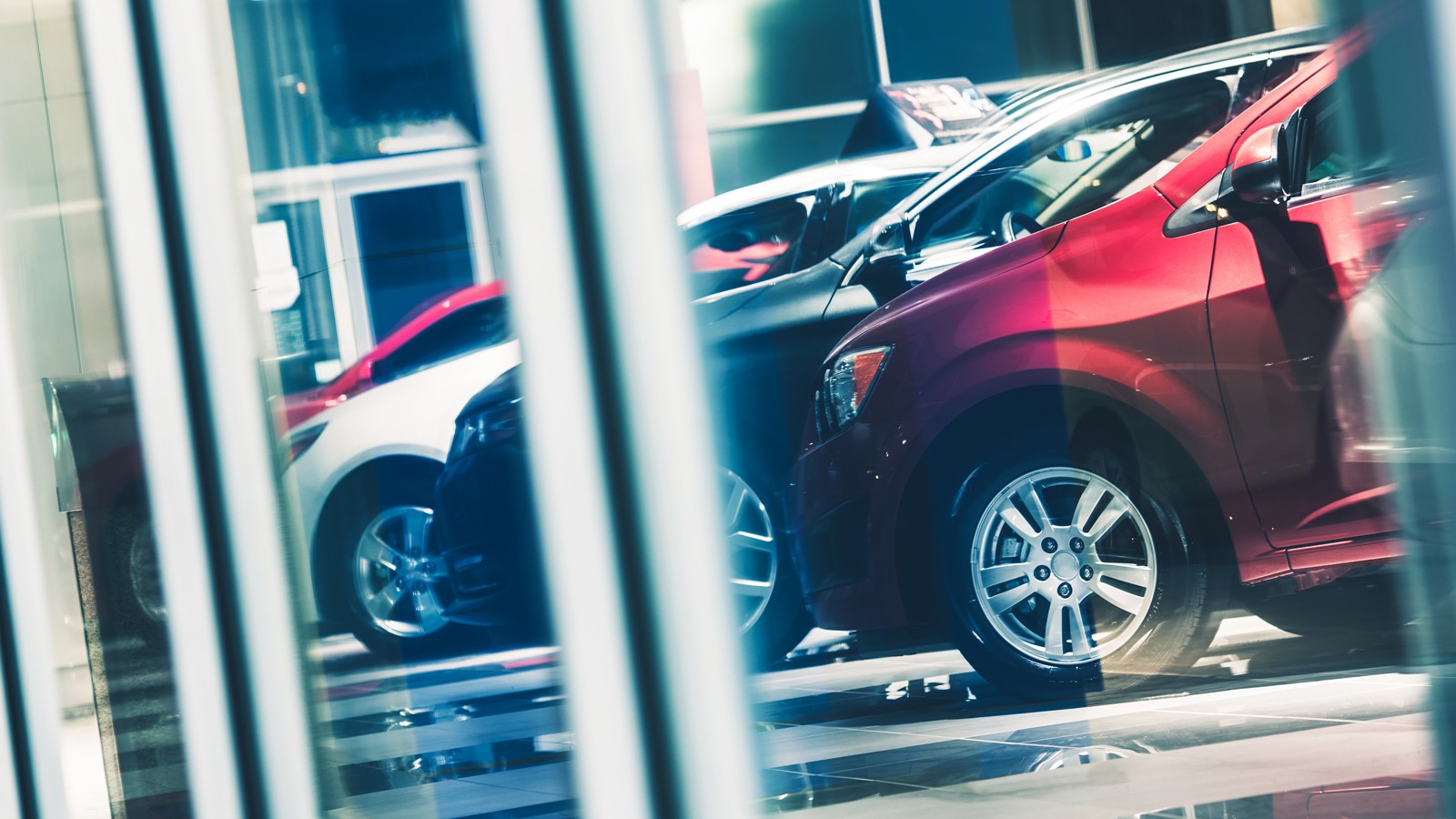 Car Dealer Window Shopping