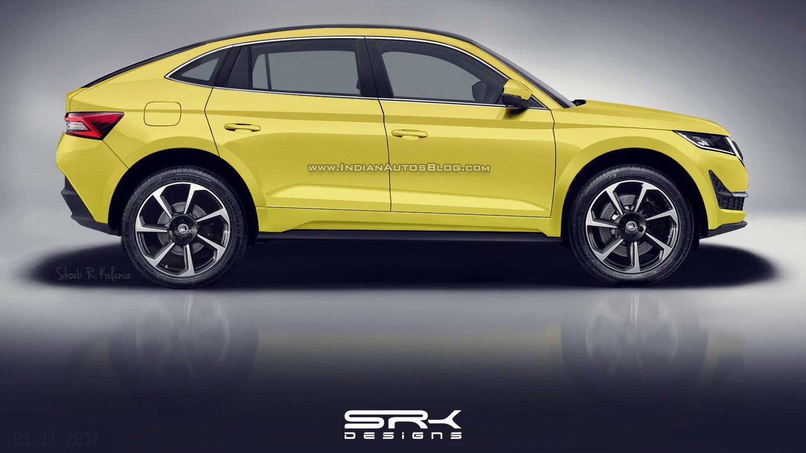 Рендер Skoda Kodiaq GT от IndianAutosBlog