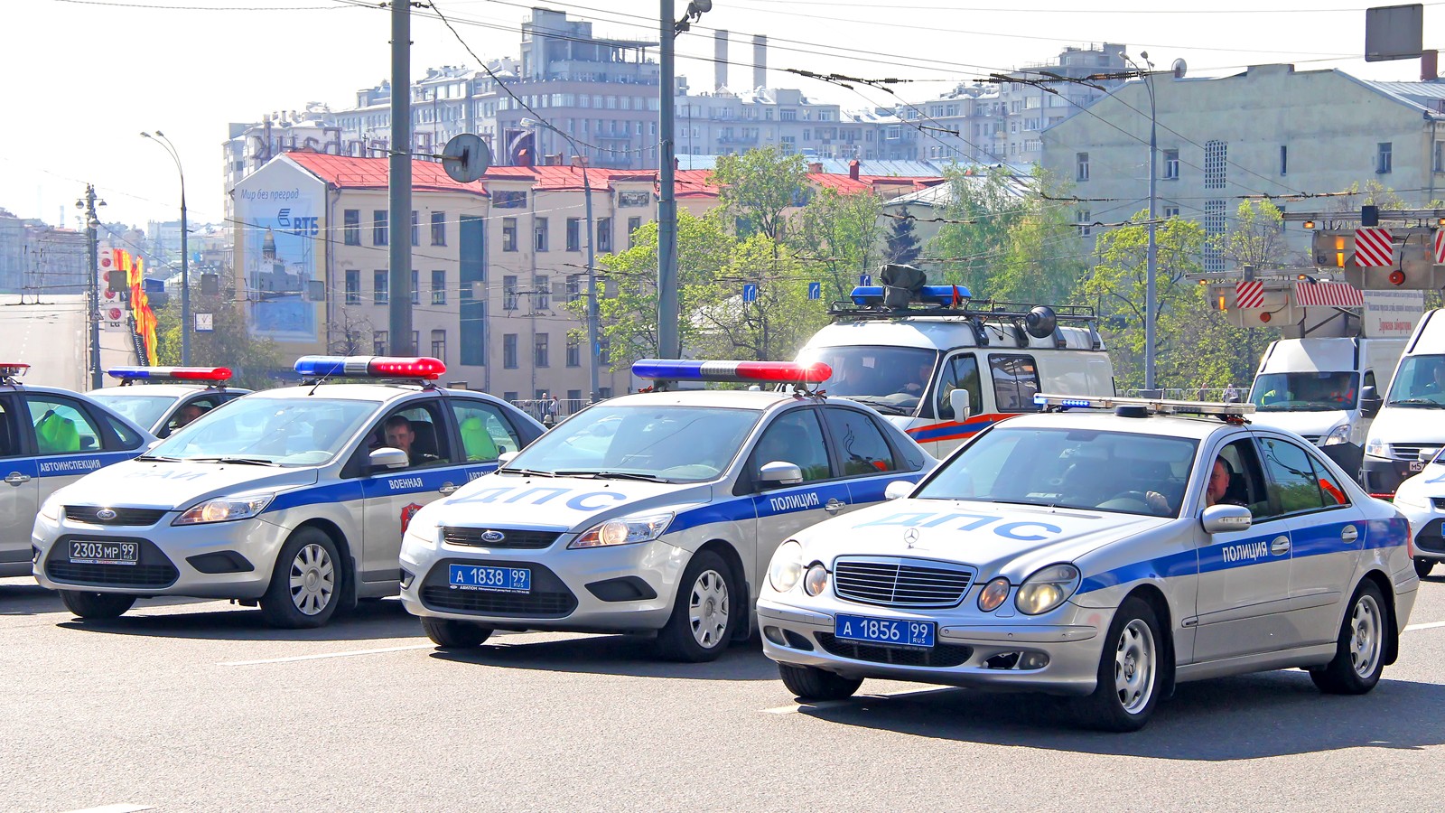 Police cars