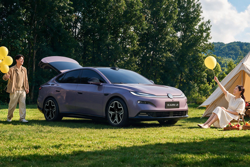 Лифтбек Volkswagen ID.Aura L5 готовится к старту продаж: свежие официальные кадры