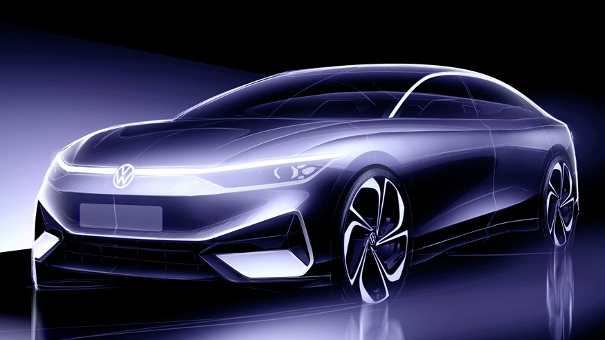 Эскиз предсерийного прототипа Volkswagen ID. Aero