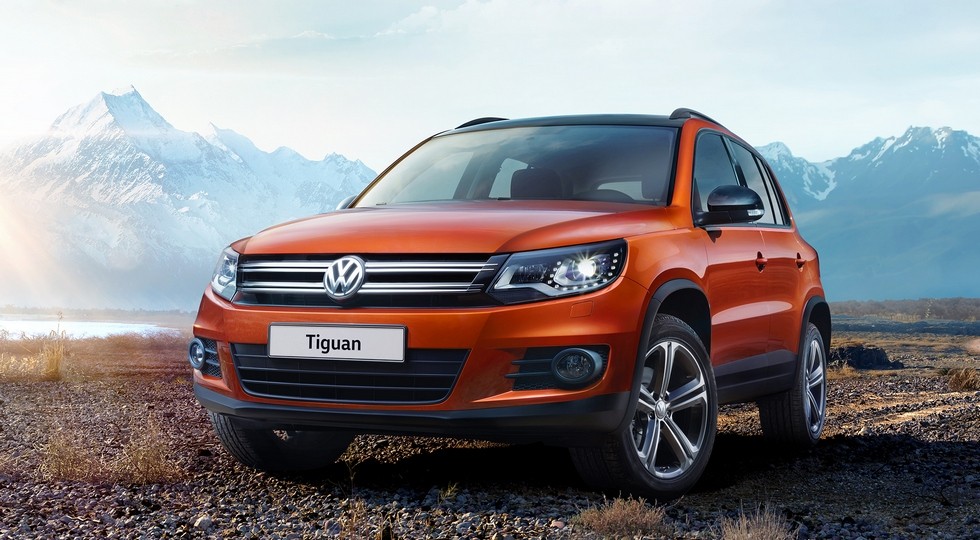 На фото: Volkswagen Tiguan первого поколения