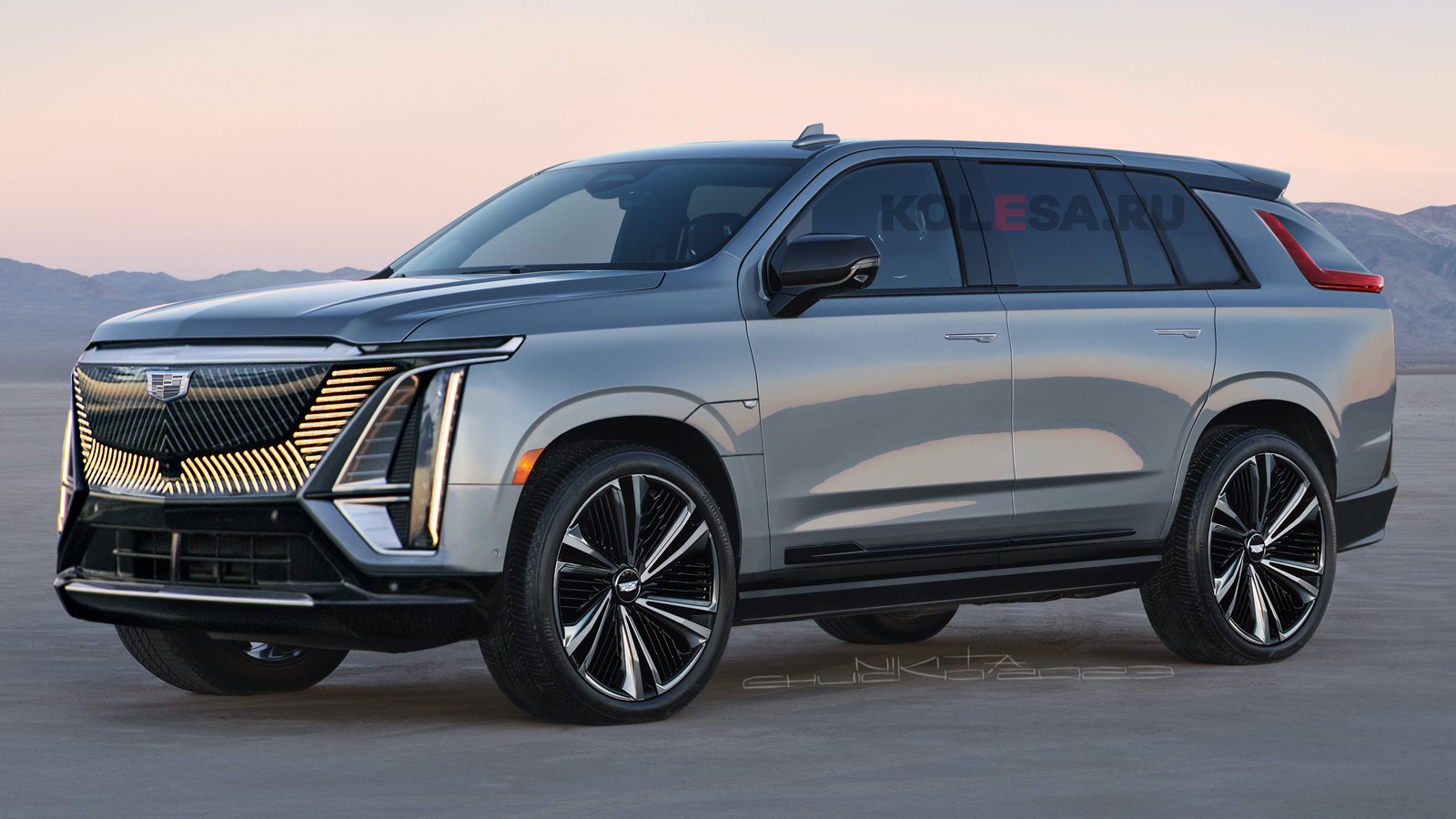 Рендер нового Cadillac Escalade IQ