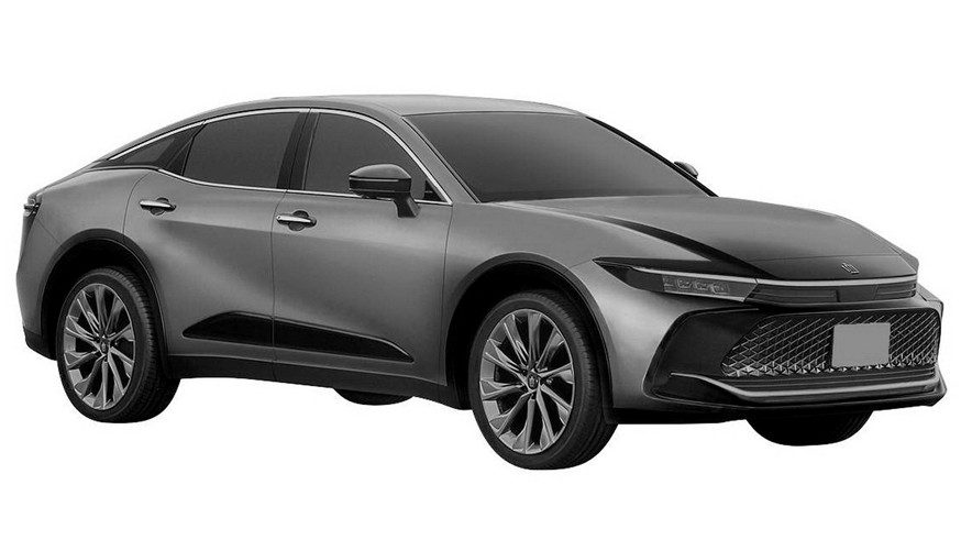Патентное изображение Toyota Crown нового поколения