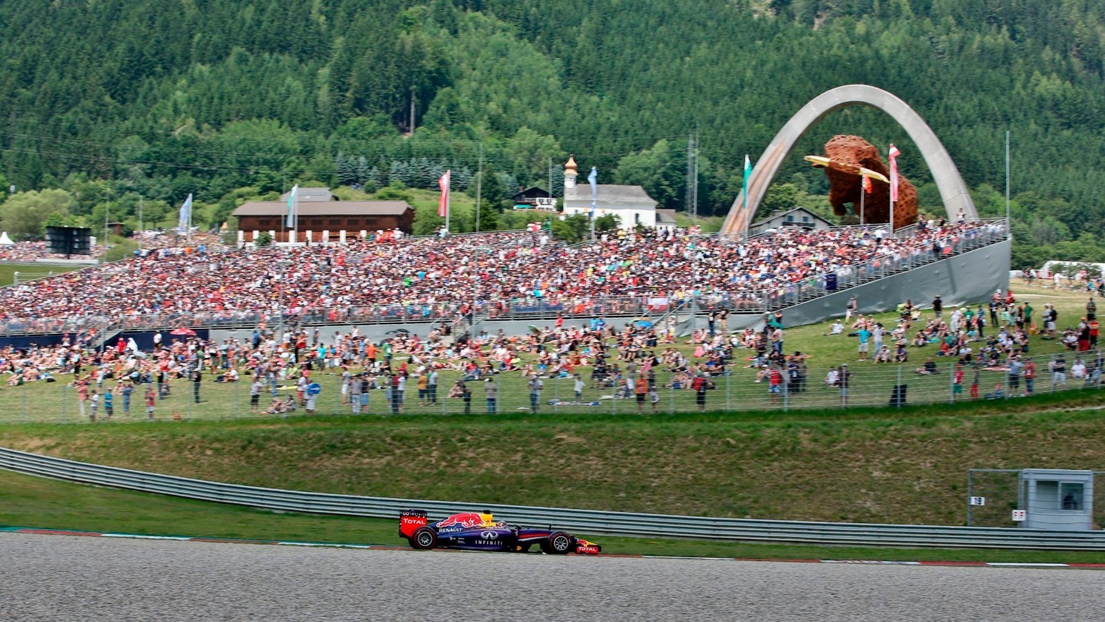 Red Bull Ring пользуется популярностью, благодаря своей интересной конфигурации
