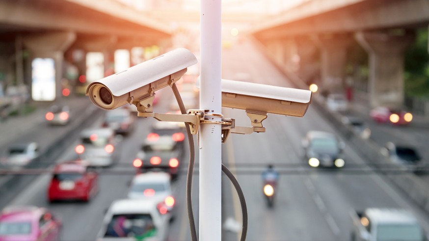 traffic security camera.