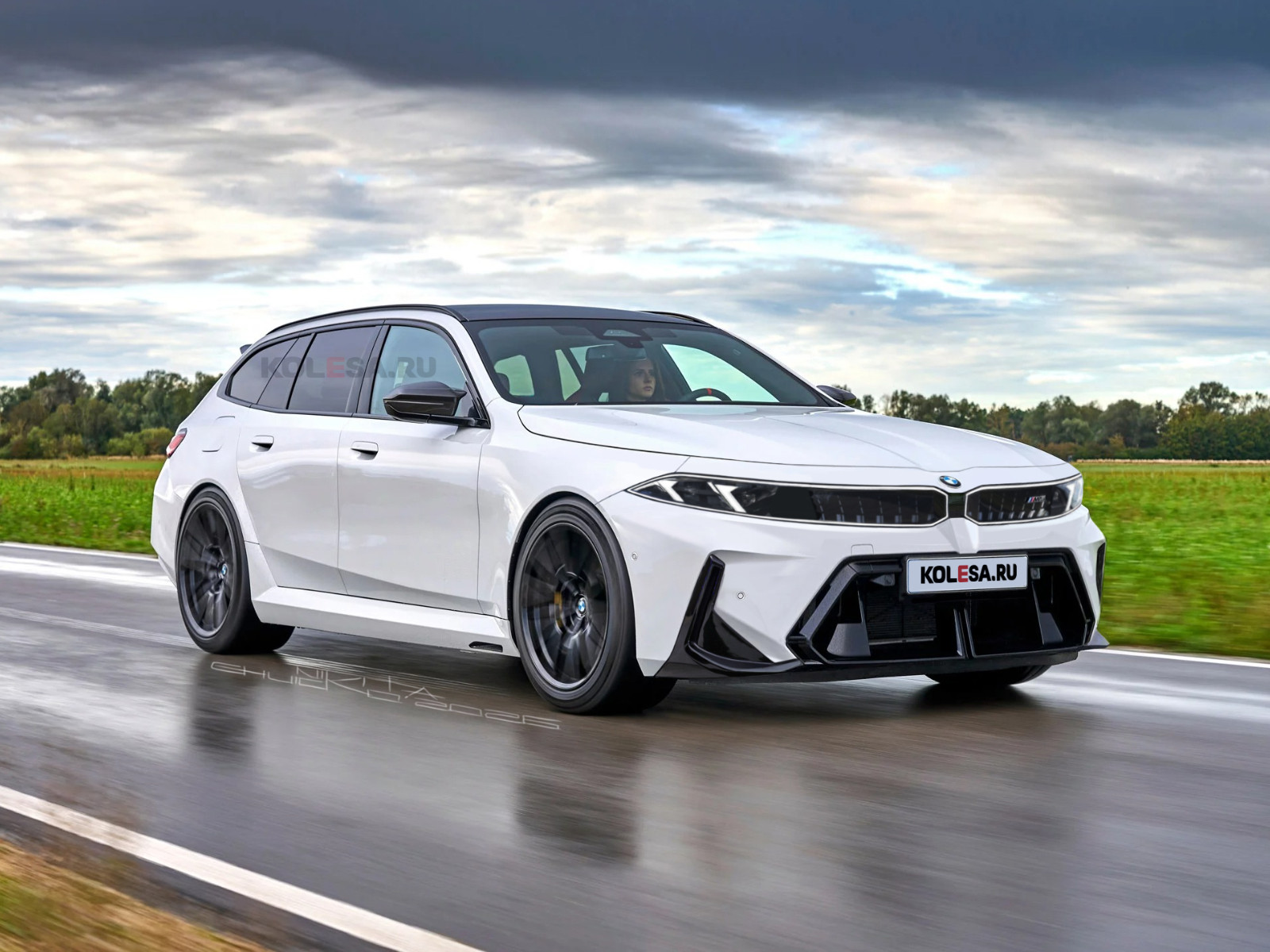 Обновлённый универсал BMW M5 (G99): первые изображения