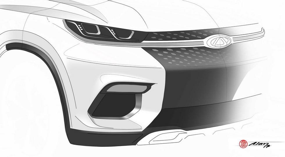 Эскиз франкфуртской премьеры Chery
