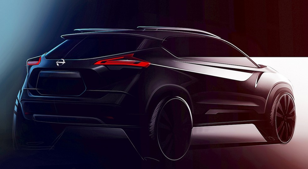 Эскиз индийского Nissan Kicks