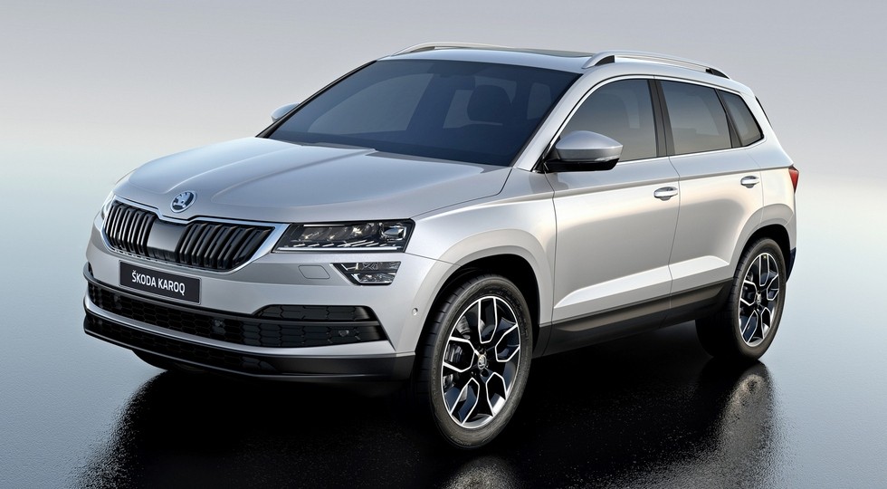 На фото: стандартная версия Skoda Karoq
