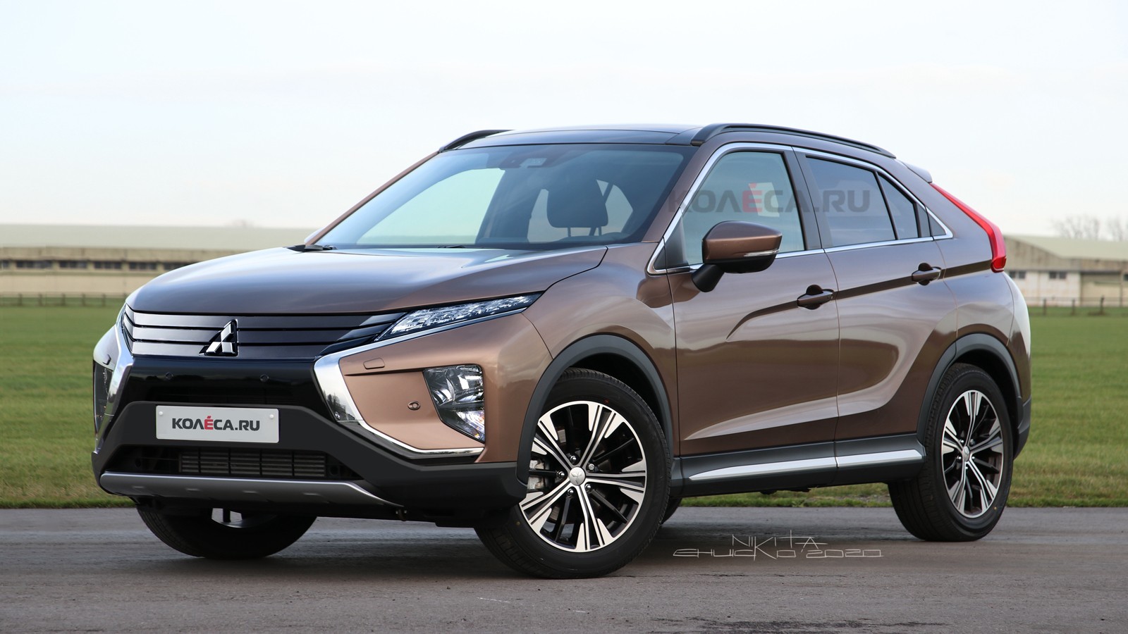 Обновлённый Mitsubishi Eclipse Cross: первые изображения