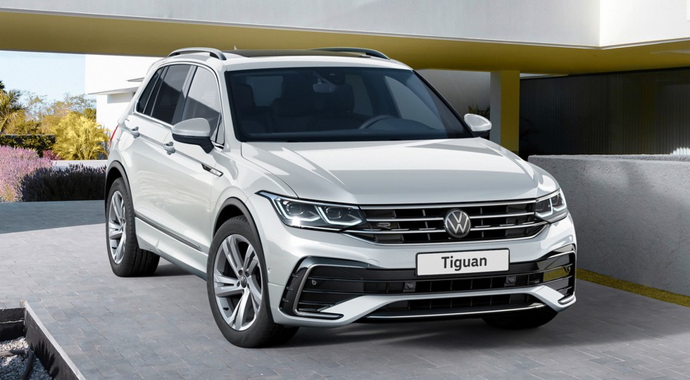 Обновлённый Volkswagen Tiguan для России: с прежними бензиновыми моторами, пока без дизеля