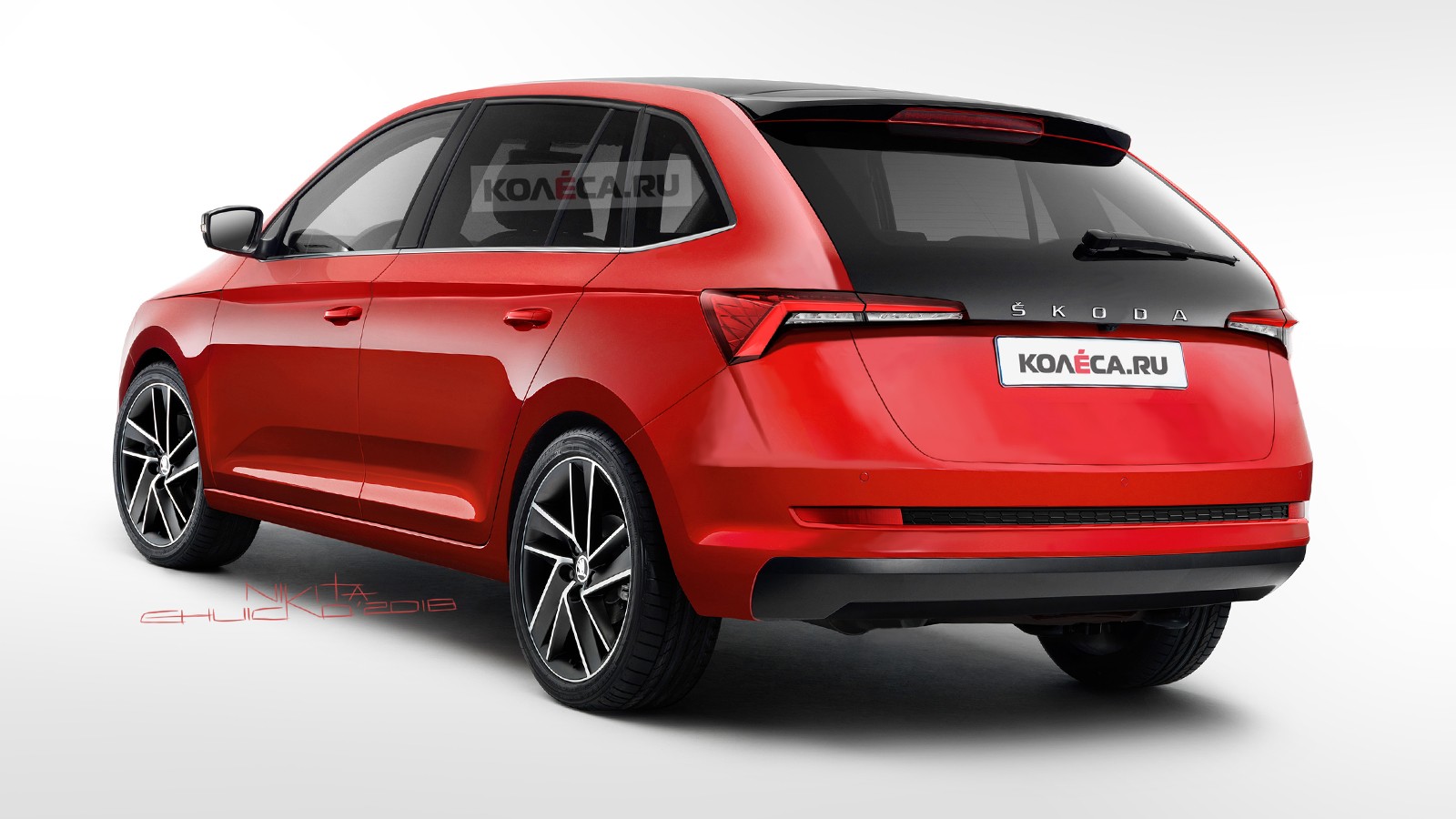 Skoda Rapid rear1