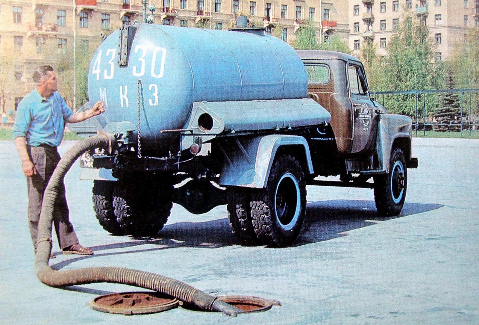 ГАЗ 53 ассенизаторская
