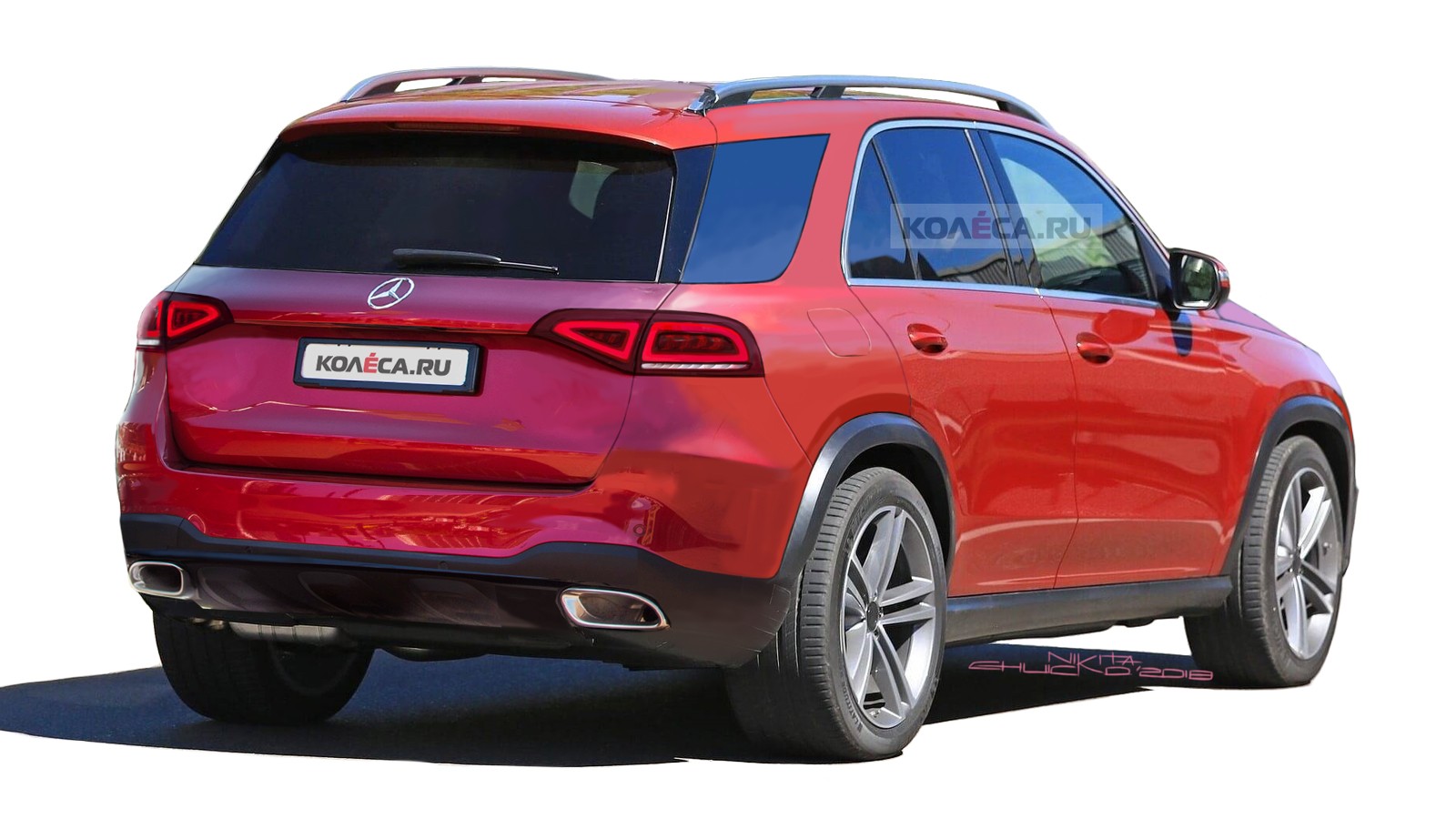 Mercedes-Benz GLE нового поколения (рендер Колеса.ру)