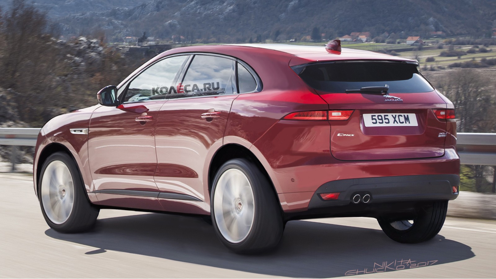 Jaguar E-Pace rear1