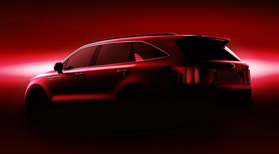 Kia засветила новый Sorento: премьера в марте, подтвержден гибрид с турбомотором