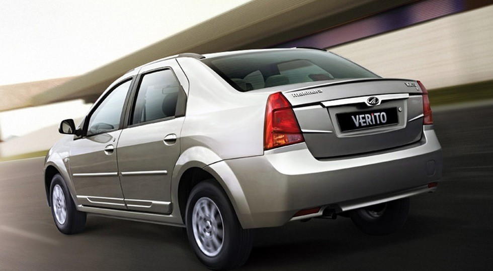 На фото: стандартный седан Mahindra Verito